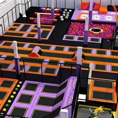 Centro de jogos de trampolim