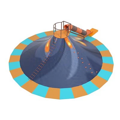 Slide de escalada de vulcão