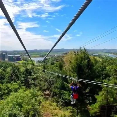 Homem voador em declive